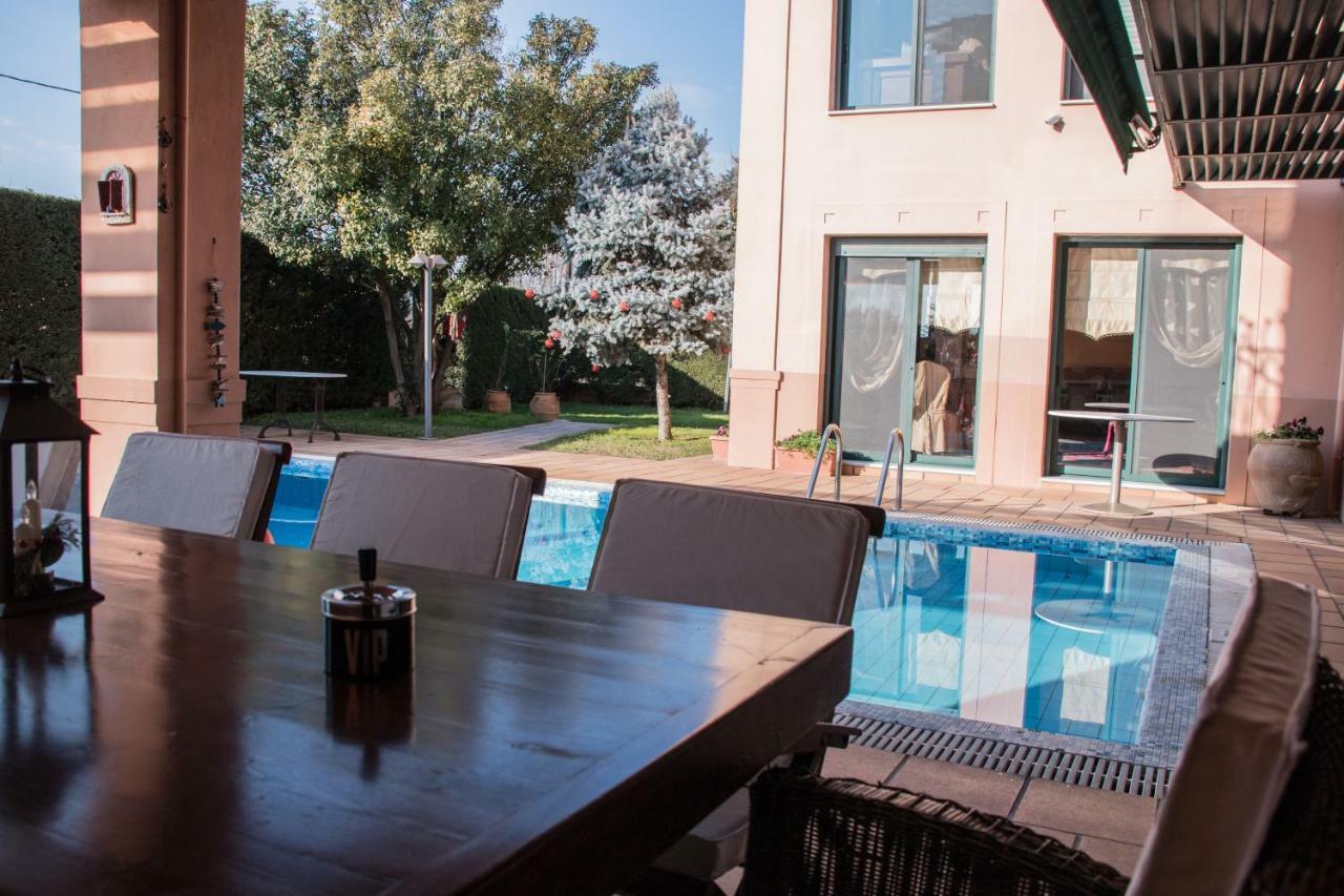 4-Seasons Pool Villa Near Meteora Trikala  Exterior photo